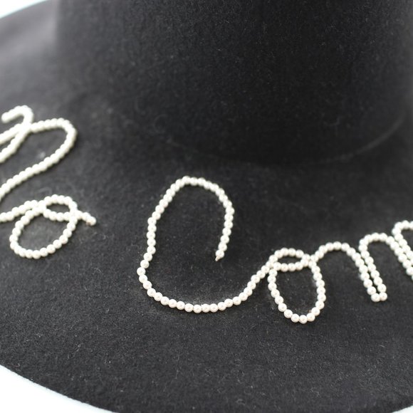 Unique Eugenia Kim Wool Hat with Pear Embroidery - Size M - Picture 6 of 8